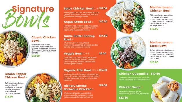 fresh one menu